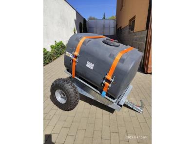 Přívěsný vozík s cisternou na vodu 400 litrů