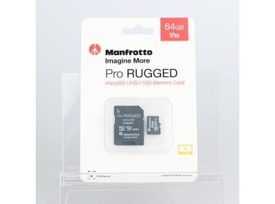 Manfrotto Micro SDXC 64GB Pro RUGGED 90 MB/s Class 10 UHS-I U3 V30