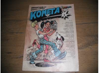 Komiks Kometa č.4,5,6,7 Modrá rokle