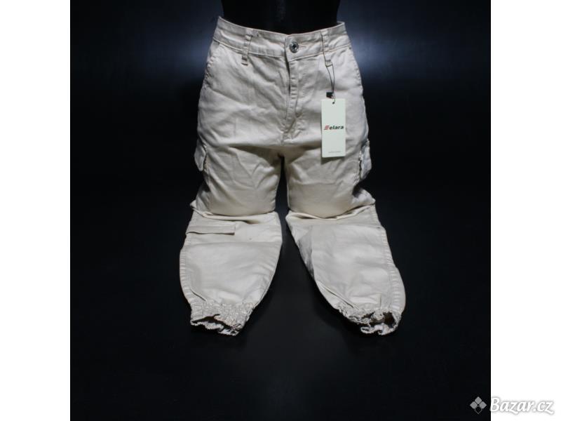 Dámské kalhoty Elara MEL0211 Khaki-32