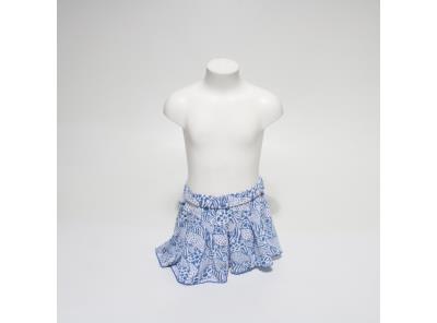 Krátká modrá sukně pro dívky