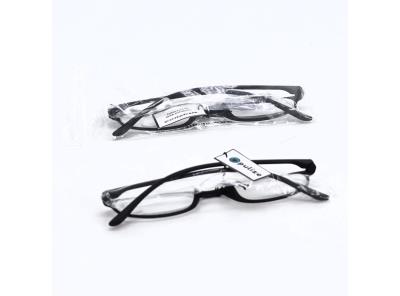 Sada 2ks brýle na čtení Opulize RR67-1 černé