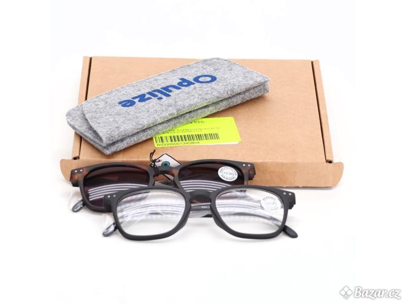 Sada brýlí Opulize RS64 2 kusy 2 diopr
