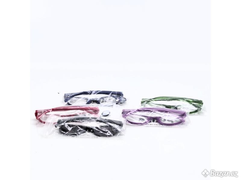 Brýle na čtení Opulize RRRRS2-34567-100 5 ks