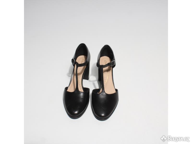 Dámské boty Clarks kožené černé 39 EU