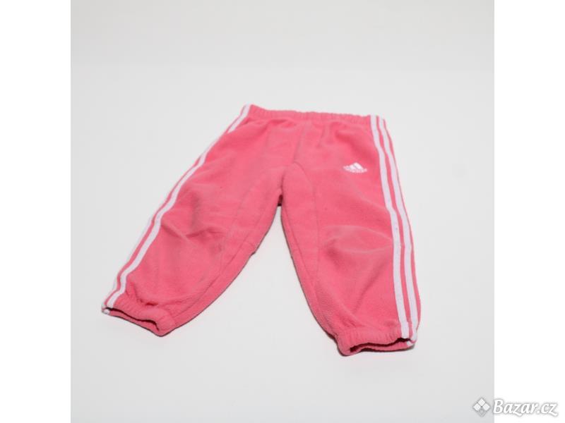 Dětské tepláčky Adidas růžové