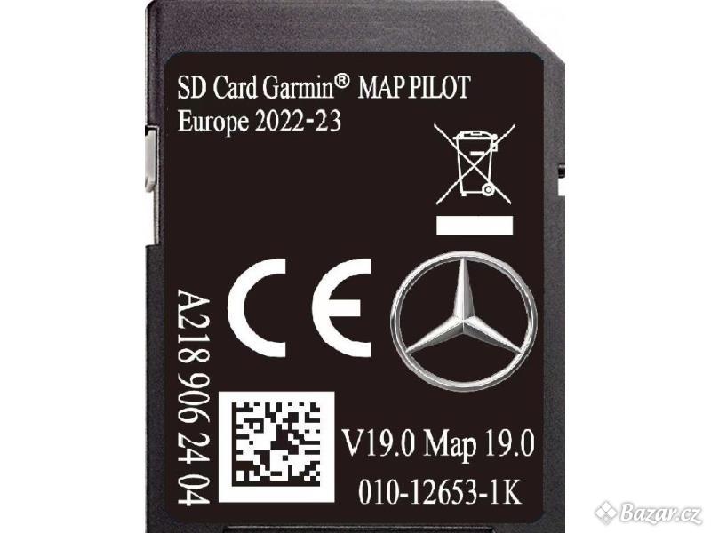 Mapy SD Karta Mercedes Garmin Map Pilot 2022-23 (V19