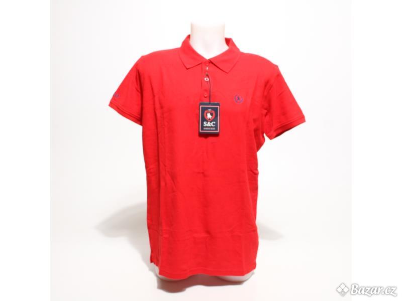 Pánské červené tričko vel. L S&C