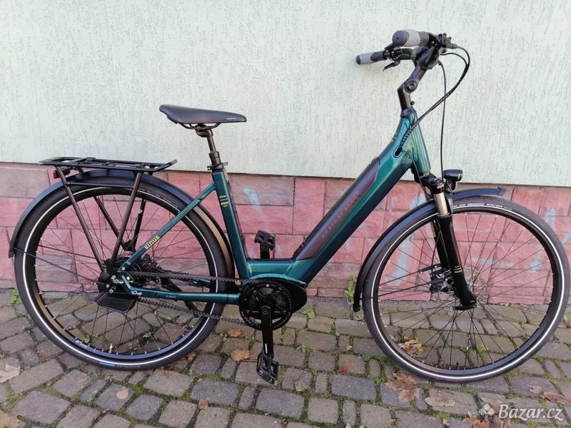 480 km DUTCH E-Bike CARBON DRIVE: Holandské elektrokolo na pásce WINORA, ENVIOLO Autopřevody, 50 cm