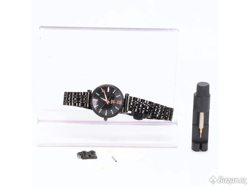 Černé dámské hodinky Shengke K0180L