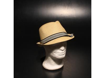 Slaměný klobouk Comhats pánský béžový vel. M