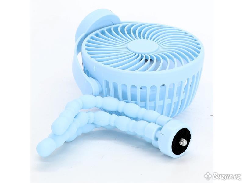 Modrý stolní ventilátor Hianjoo 00FAN12
