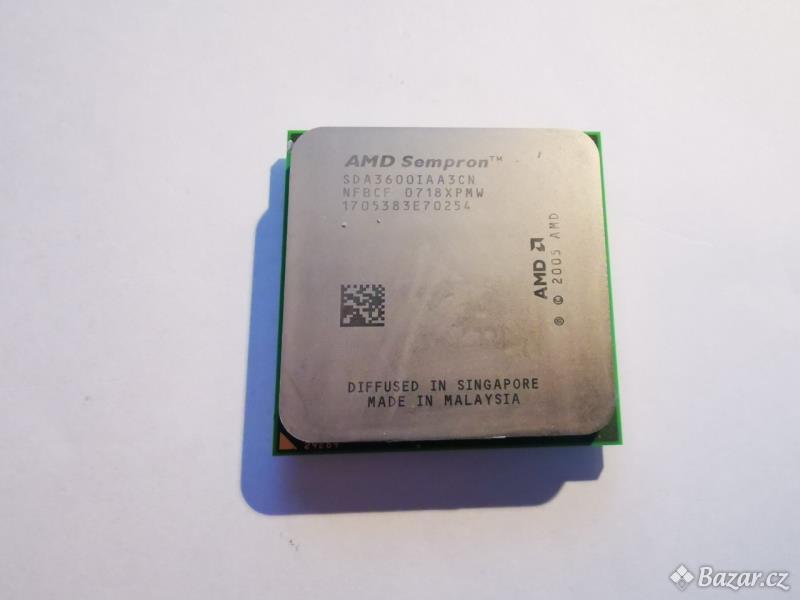 CPU AMD Sempron 3600+ socket AM2 + chladič Acer