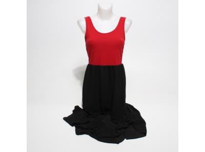 Dámské šaty Amisu červeno černé