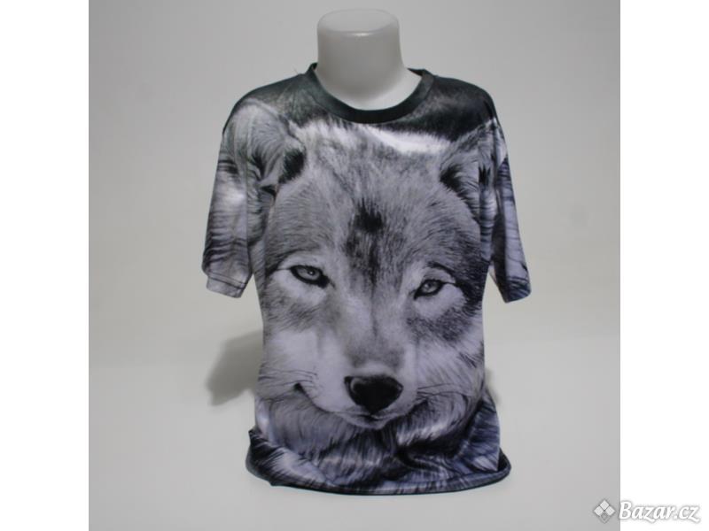 Dámské tričko s potiskem vlka