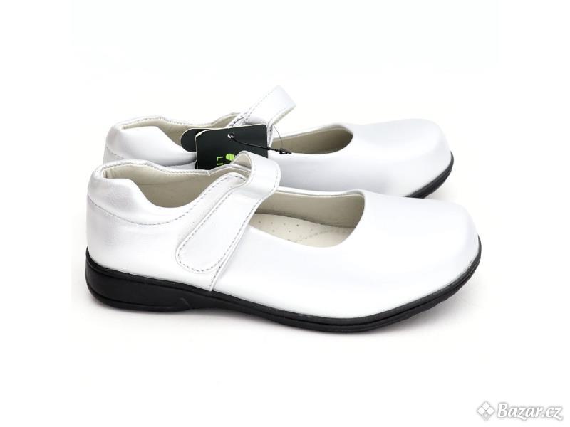 Letní obuv pro dívky Akk vel. 31 stříbrná