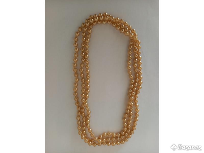 Korále umělé perly bez zapínání