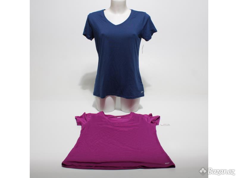 Dámské tričko Amazon, modré a fialové vel. M