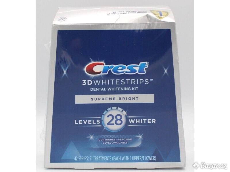 CREST Bělicí pásky 3D White Strips Supreme Bright 42ks
