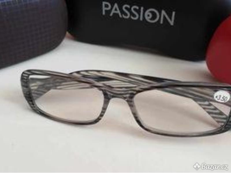 Dámské brýle na čtení 3,5 D. Pěkné, moderní design.100% stav + pouzdro