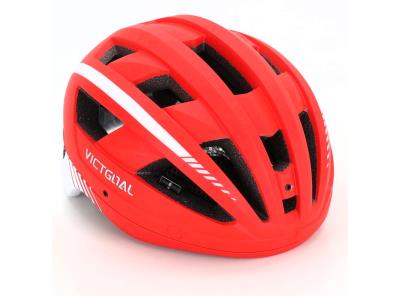 Cyklistická helma VICTGOAL, červená vel. M