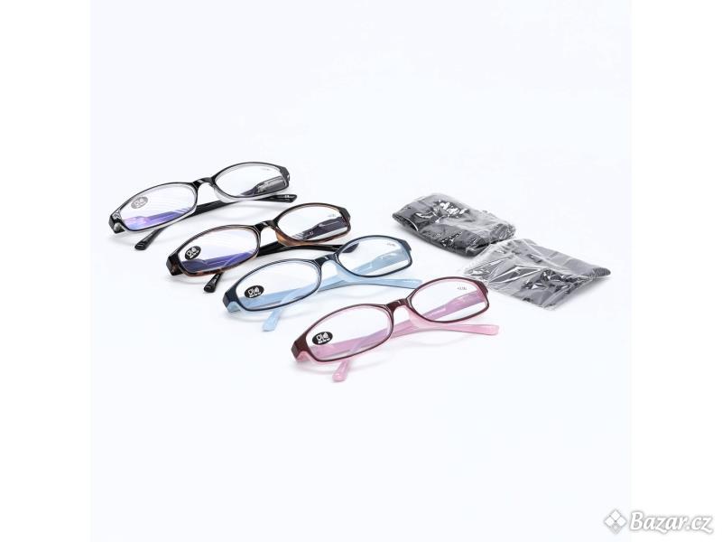 Brýle na čtení Bosail R200309-4MIX-300 +3,00