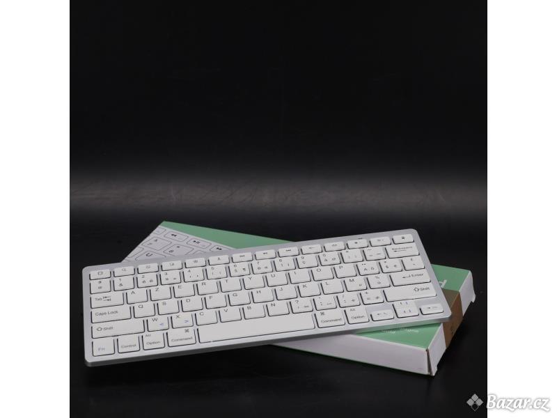 Bezdrátová klávesnice Gaojie bílá