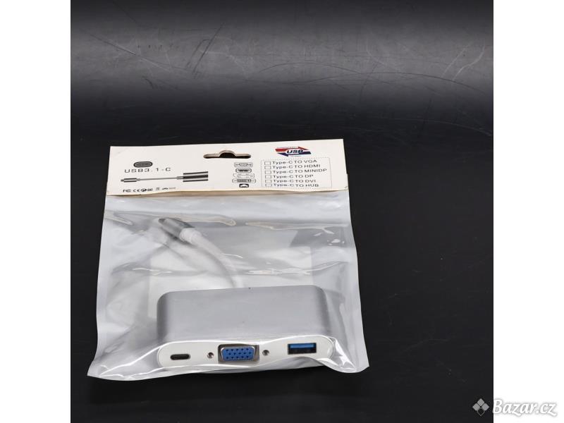 USB C Hub Cuxnoo s VGA portem