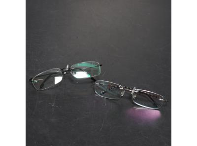 Titanové brýle na čtení Viseng unisex 2ks 