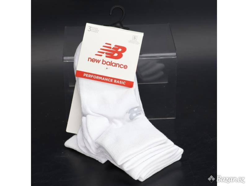 Pánské ponožky New Balance, bílé, vel. S