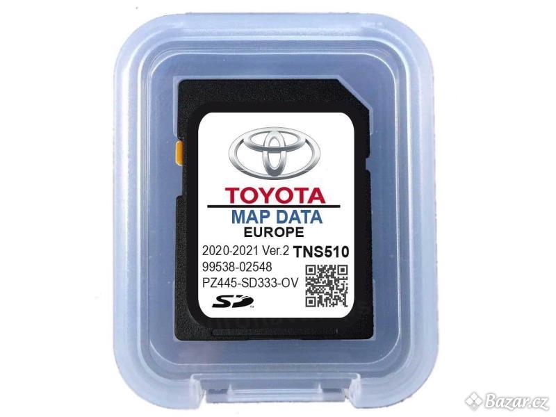 Mapy SD karta Toyota TNS510 2020-21 ver.2