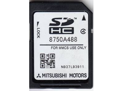 Mapy SD karta Mitsubishi Peugeot Citroen MMCS Europa 2023A