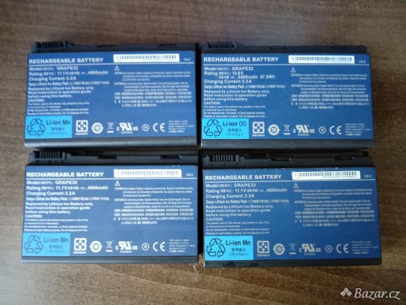baterie GRAPE32 do notebooků Acer Extensa a TravelMate (1.5hod)