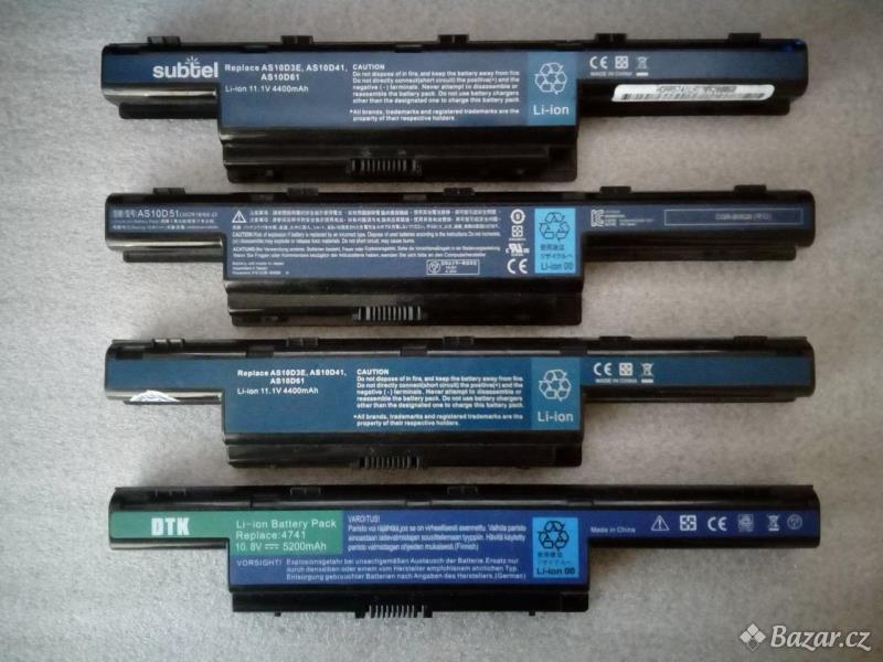Extended baterie AS10D31 pro notebooky Acer Aspire a TravelMate (4hod) 
