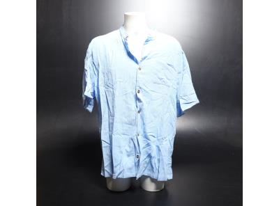 Pánská košile Yaobaole vel. 3XL modrá