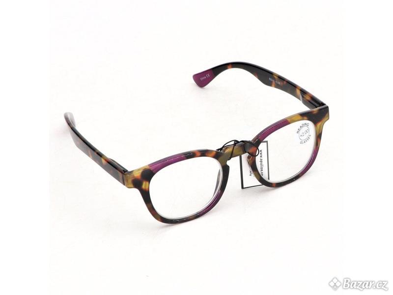 Dioptrické brýle Opulize, 4ks, + 2.0