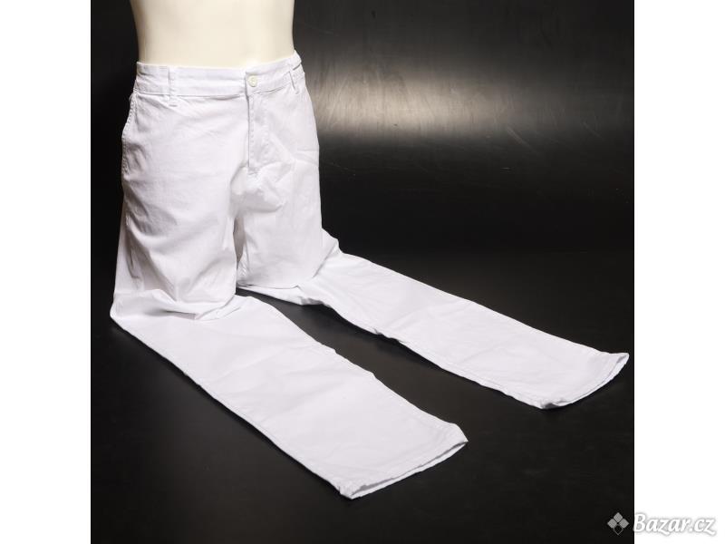 Pánské kalhoty Elara MEL009 bílé 40W/34L