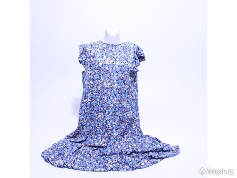Letní šaty Jiraewh modré vel. XL