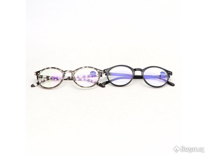 Dioptrické brýle Zuvgees, + 3.00, 2ks
