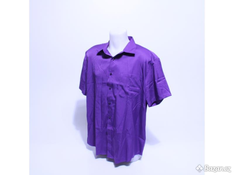Pánská fialová košile vel. XL Siliteelon