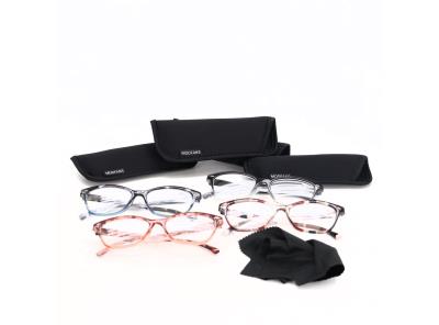 Brýle na čtení Modfans MSR031 4 ks +1,75