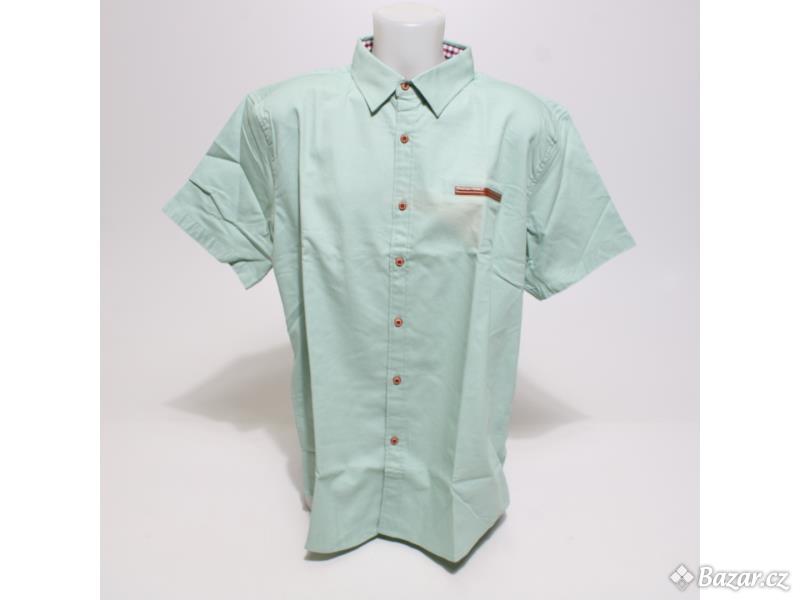 Pánská košile Coofandy zelená  XXL