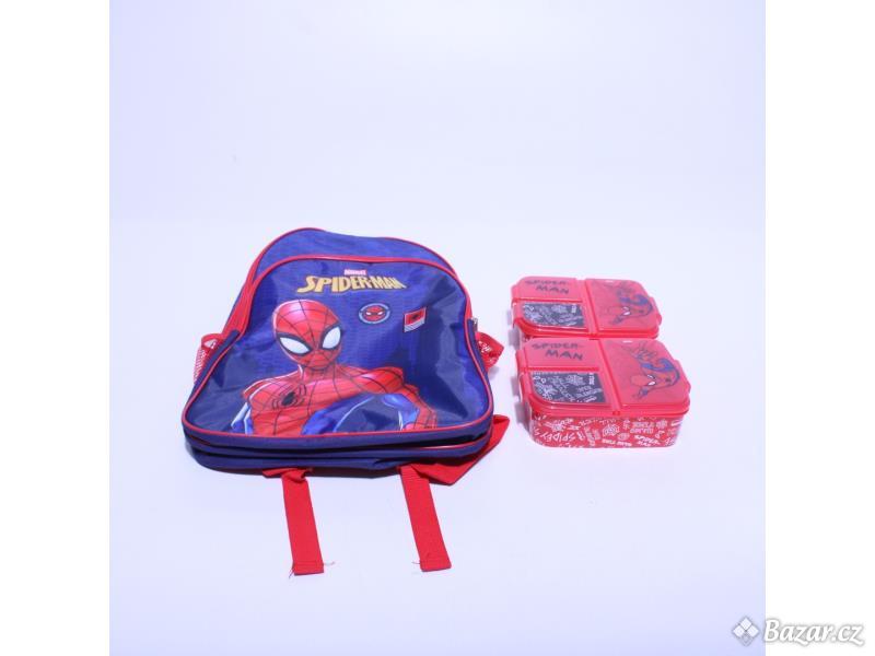 Školní batoh se svačinovými boxy Spiderman 