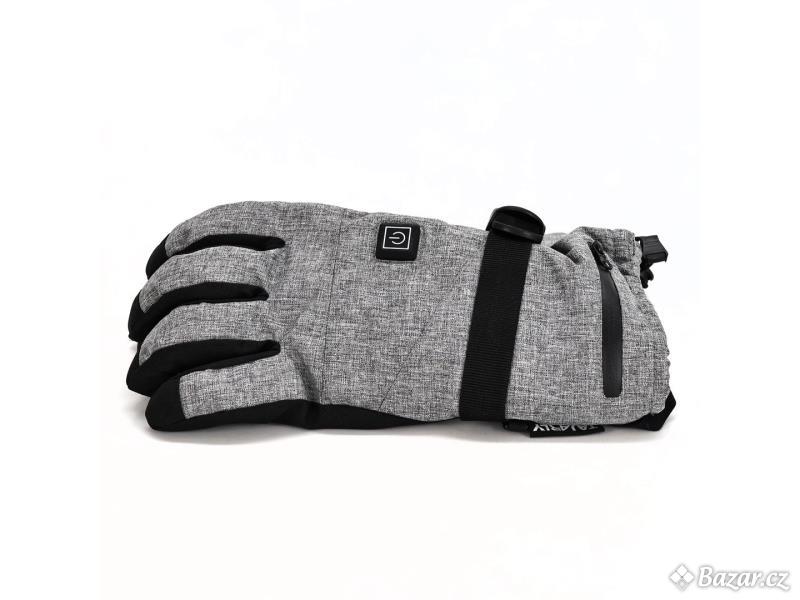 Vyhřívané rukavice IHEAT šedé vel. XL