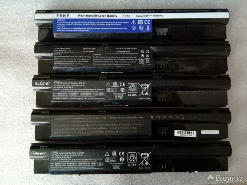 baterie FP06 pro notebooky HP ProBook 440,450,470 (2.5hod)