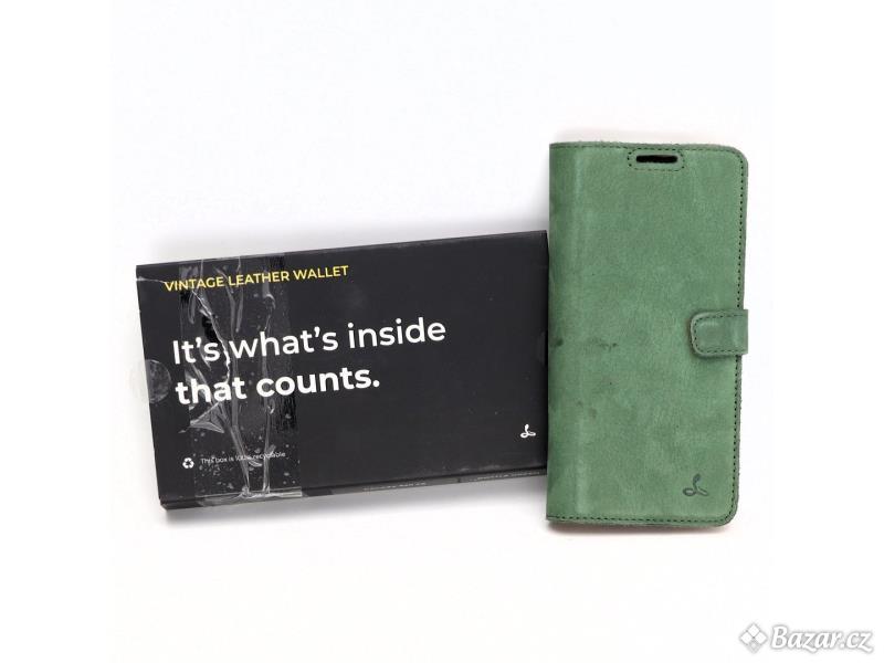 Kožené pouzdro Snakehive pro Samsung zelené
