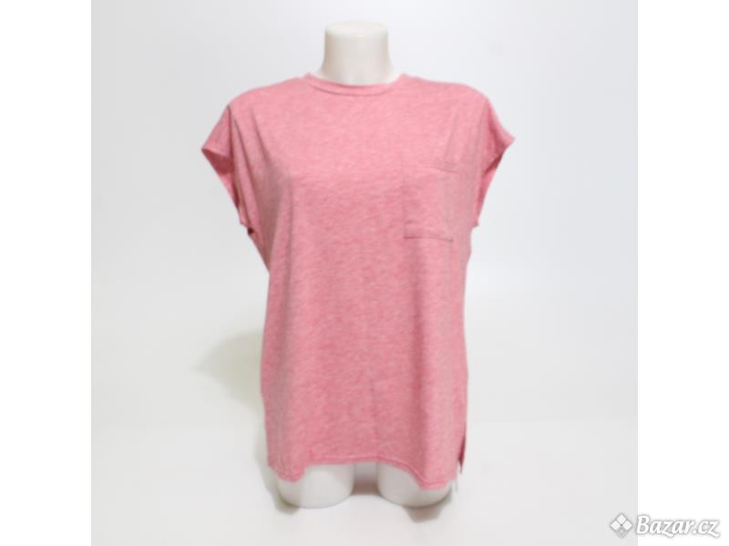 Dlouhé tričko Hount  růžové L