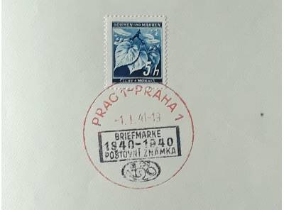  Výstava Poštovní známka 1941 - pamětní list 