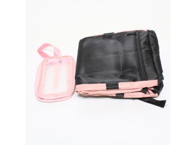 Sportovní taška černo-růžová
