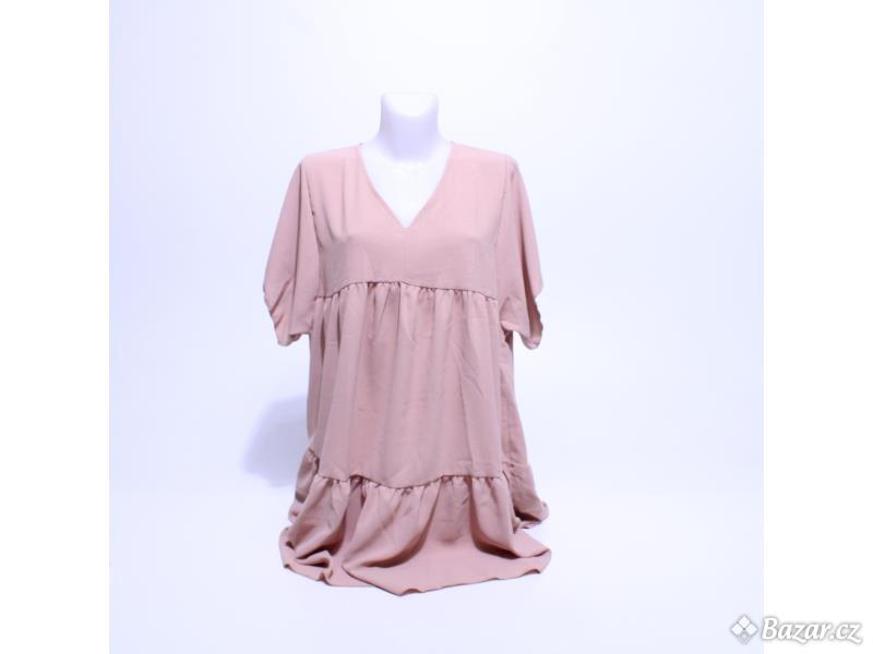 Dámské růžové šaty New Collection